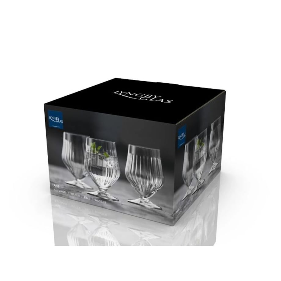 Szklanki do wody na nóżce 400 ml Ane zestaw 4 sztuk 37051