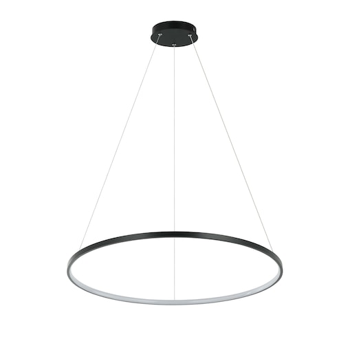 Lampa sufitowa wisząca Light Prestige Ring czarny LED 3000K 1 szt.