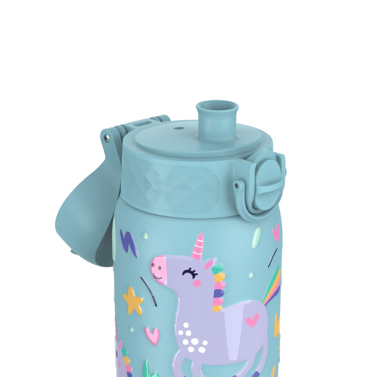 Butelka ION8 Single Wall I8SS400PBUNI (MR) Unicorns (Alaskan Blue)