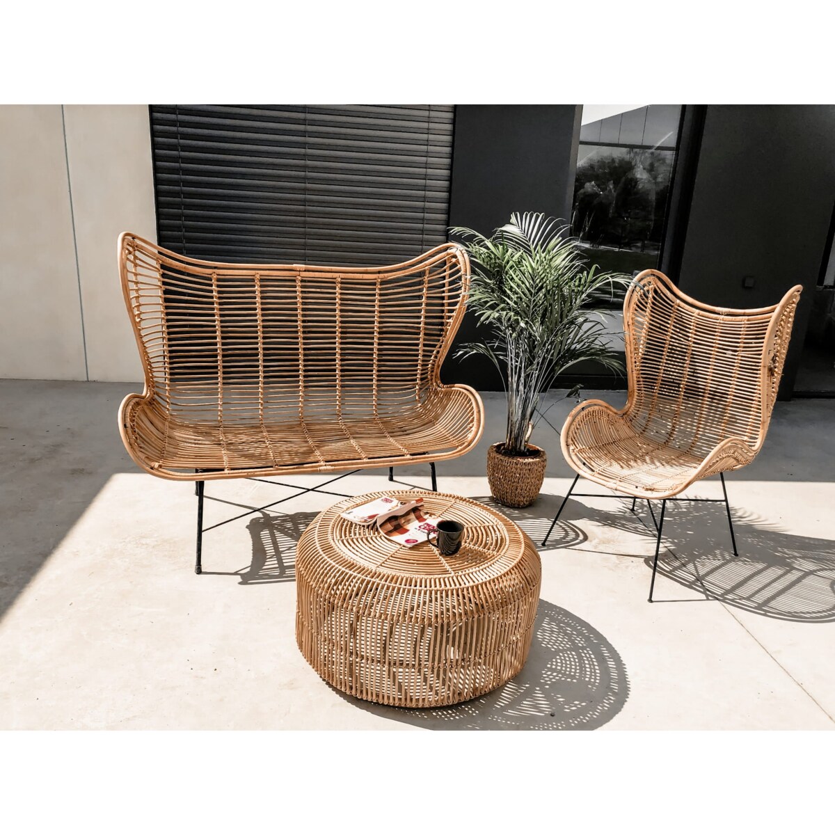 Fotel rattanowy Isla naturalny Monnarita