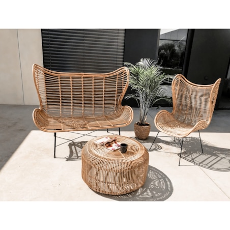 Fotel rattanowy Isla naturalny Monnarita