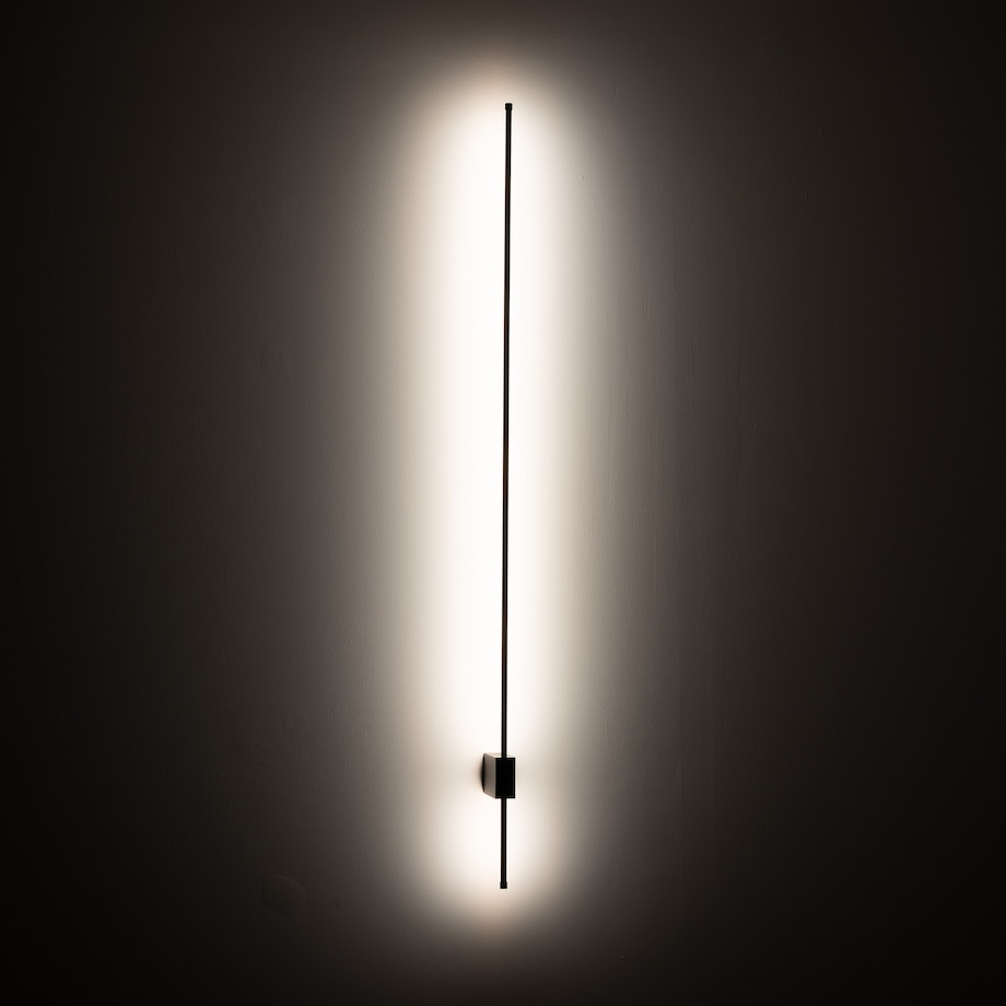 Kinkiet Led Tk Lighting Lixa Liniowe Podświetlenie Ścian Czarny 18W