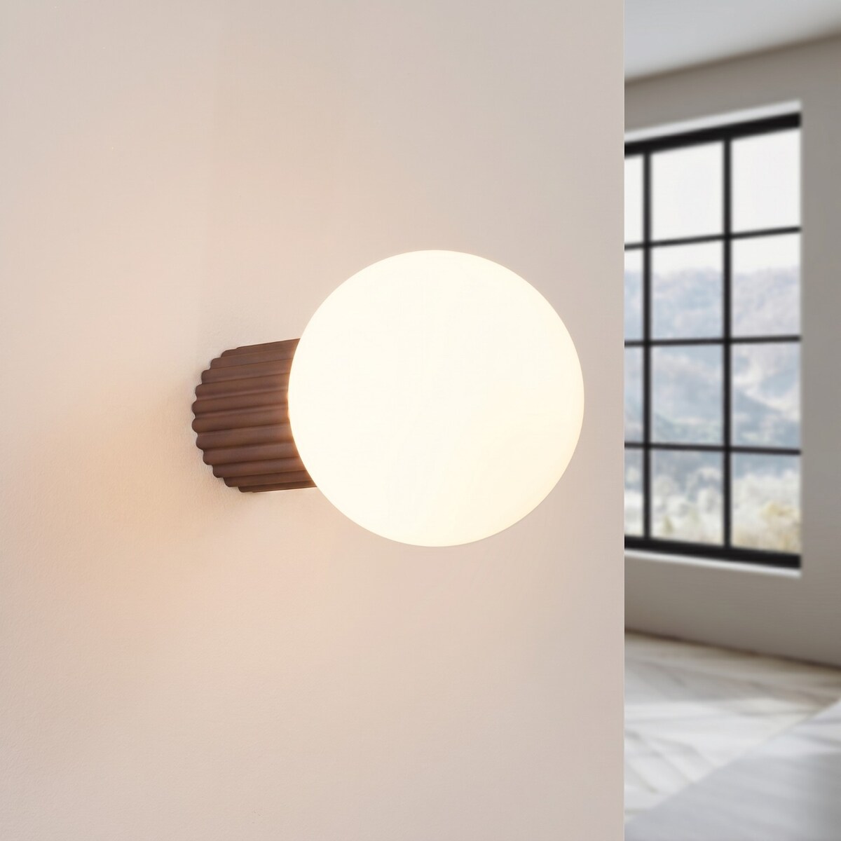 Kinkiet HALO brązowy IP44