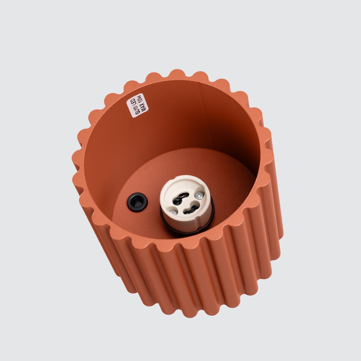 Plafon AURA 1 ochra czerwona GU10