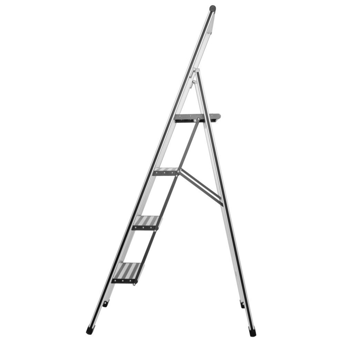 Aluminiowa drabina, 4-stopniowa, WENKO