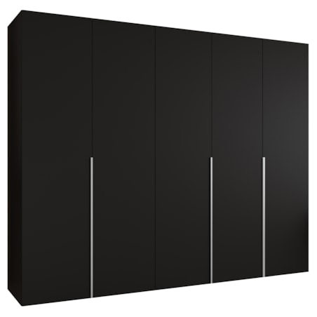 Szafa uchylna otwierana ALICANTE 1 250 wys. 202 cm Czarny + u. Kaszmir