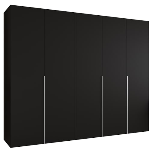 Szafa uchylna otwierana ALICANTE 1 250 wys. 202 cm Czarny + u. Kaszmir
