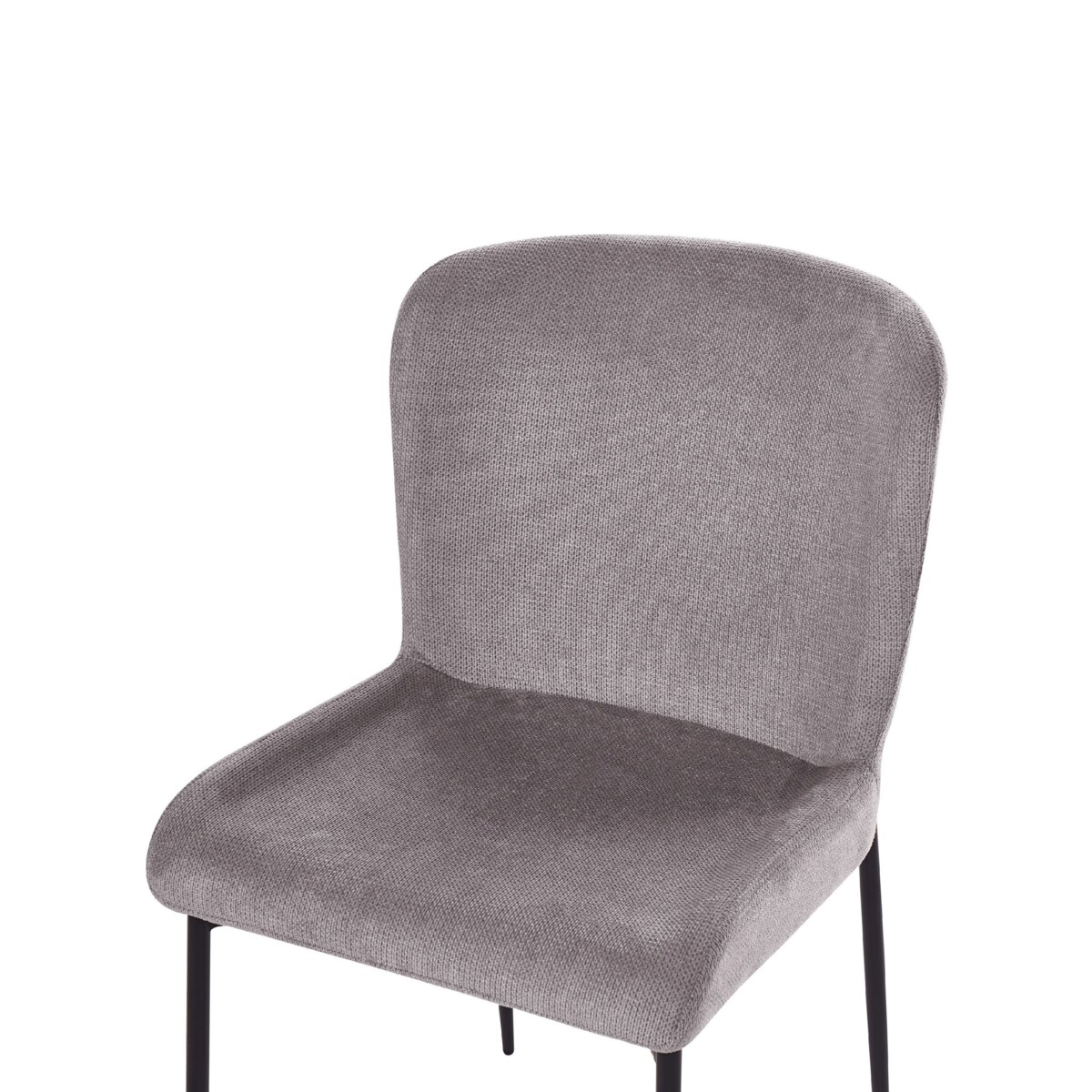 Zestaw 2 krzeseł do jadalni ciemnoszary ADA