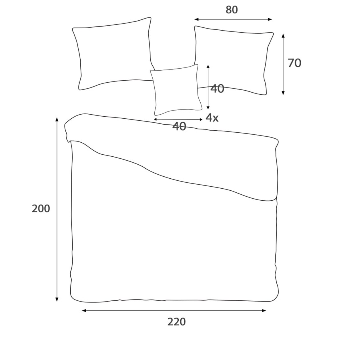 Pościel bambusowa satyna bawełniana 220x200 Bamboo paski, turkusowa