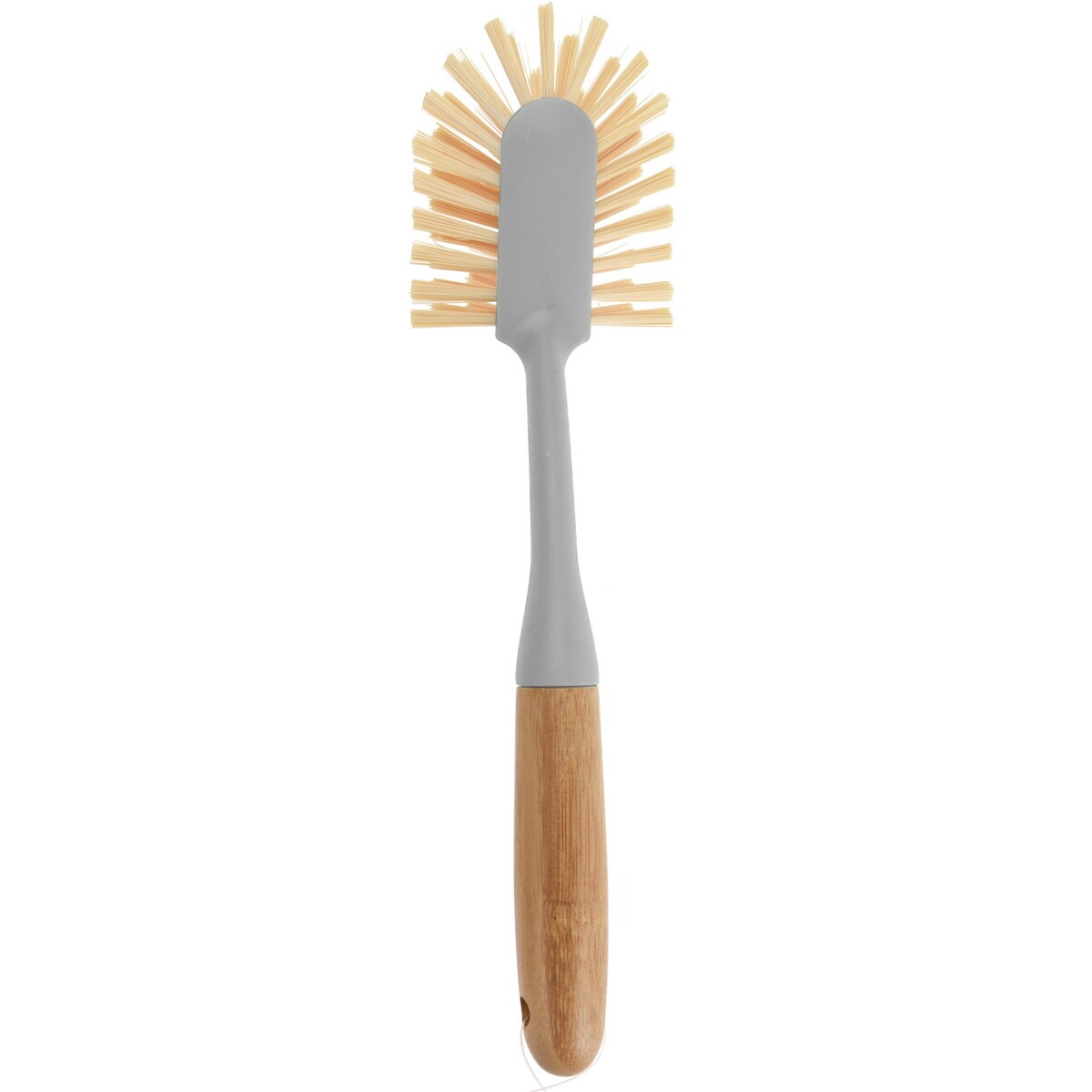 Szczotka do zmywania z uchwytem bambusowym, 28 x 7 x 6 cm