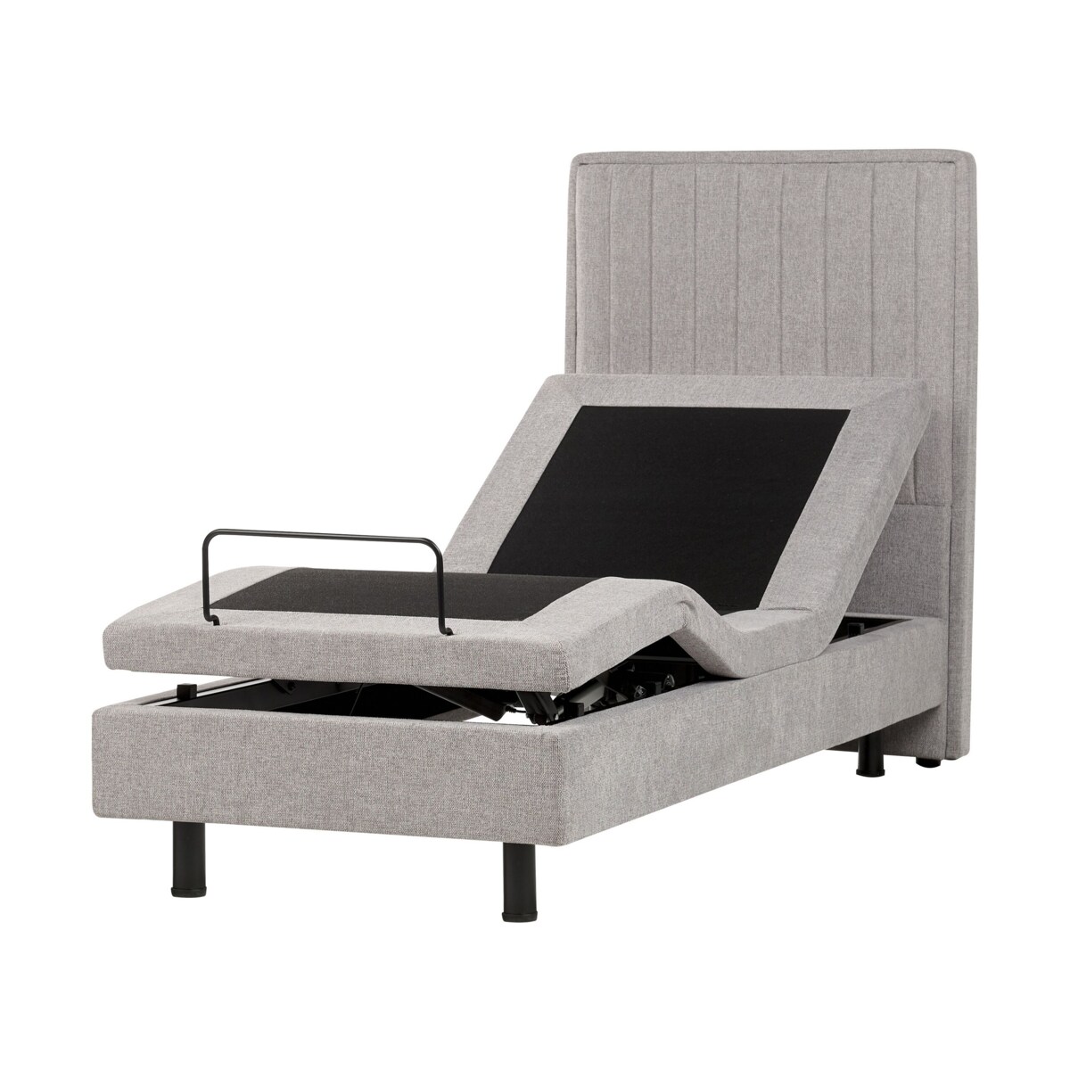 Łóżko regulowane DUKE II 80 x 200 cm Jasnoszary