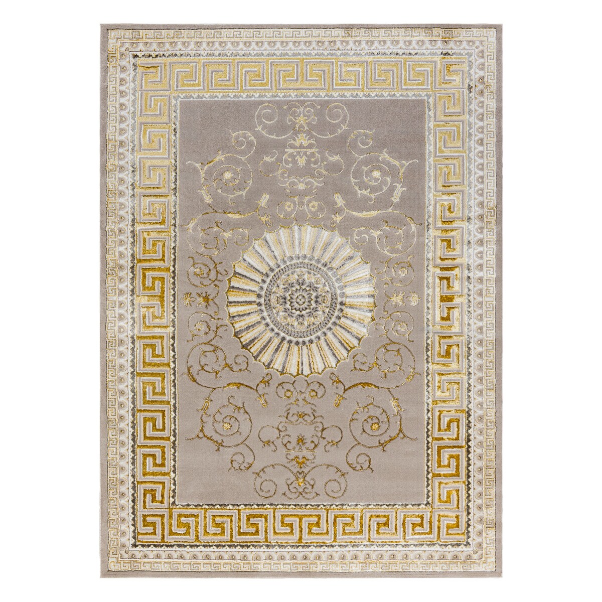 Dywan BLISS Z160AZ147 ciemny beż / złoty - 200x290 cm