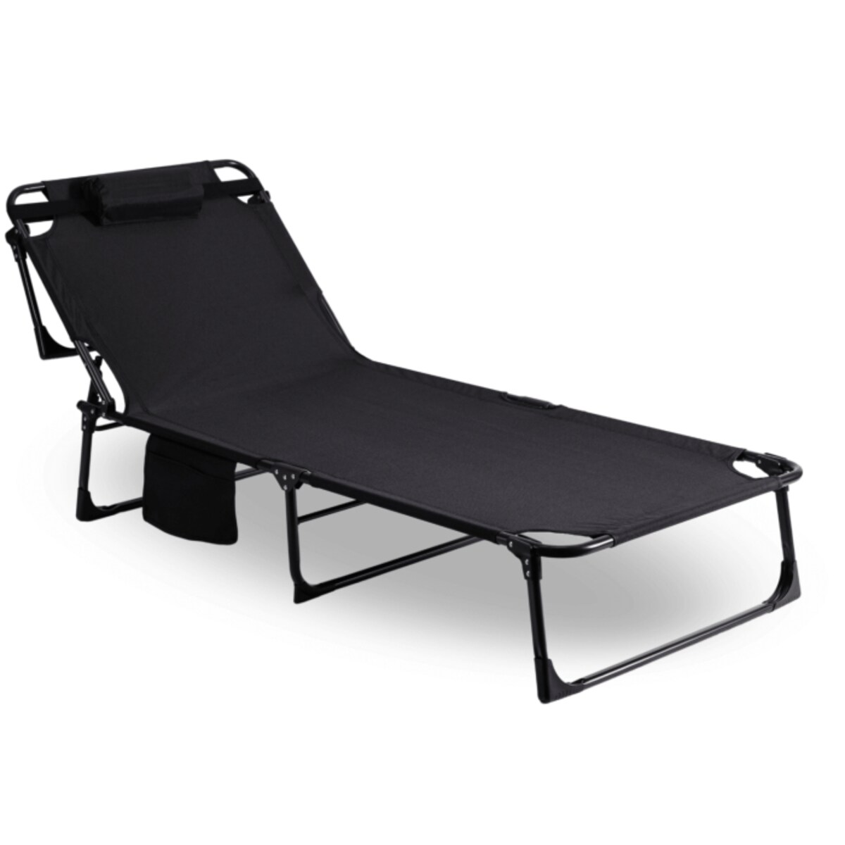 Leżak Ogrodowy Łóżko Polowe Fotel Turystyczny Rozkładany Leżanka VENUS