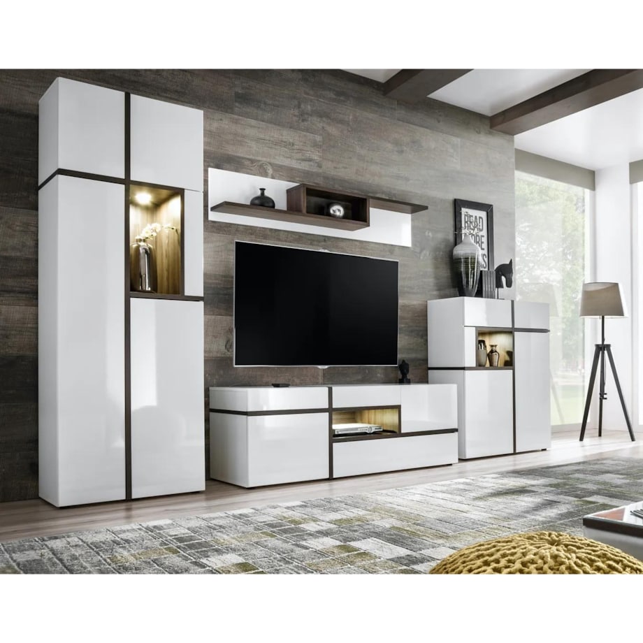 Meblościanka CROSS biała