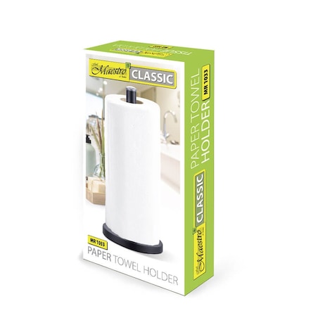 Stojak na ręcznik papierowy uchwyt 34.5cm czarny MAESTRO MR-1033-BLACK