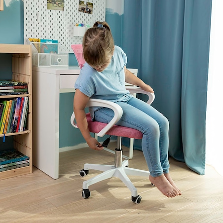 Krzesło biurowe fotel obrotowy Z10 regulowany ergonomiczny młodzieżowy