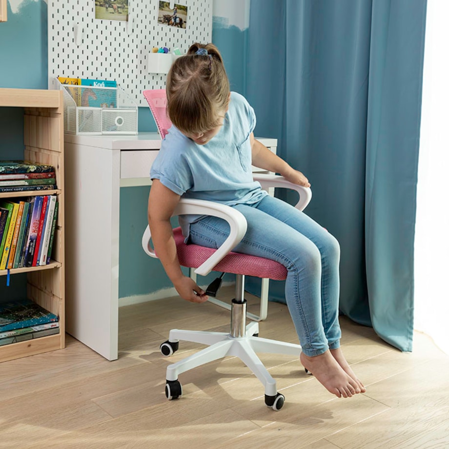 Krzesło biurowe fotel obrotowy Z10 regulowany ergonomiczny młodzieżowy