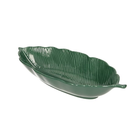 Miska Jungle Leaves green, 30 x 13 x 5 cm