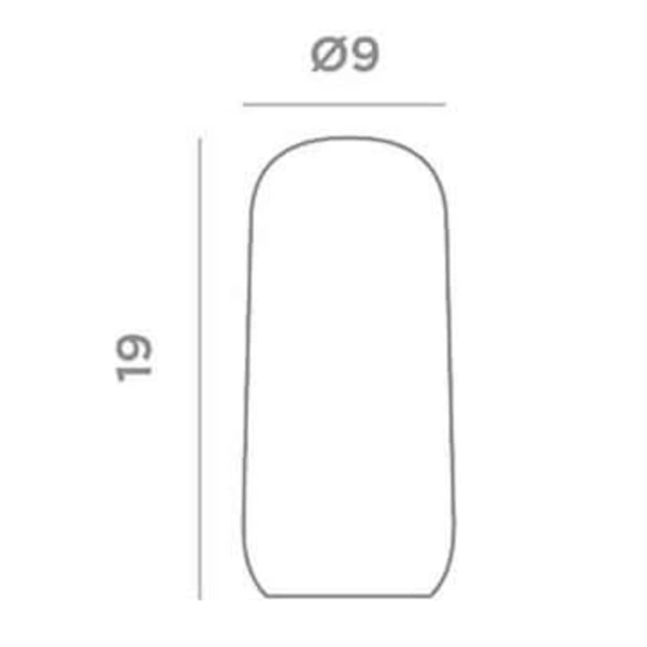 Tarasowa lampka stołowa z magnesem Candy LUMCND019BXWLNW King Home IP54 biała