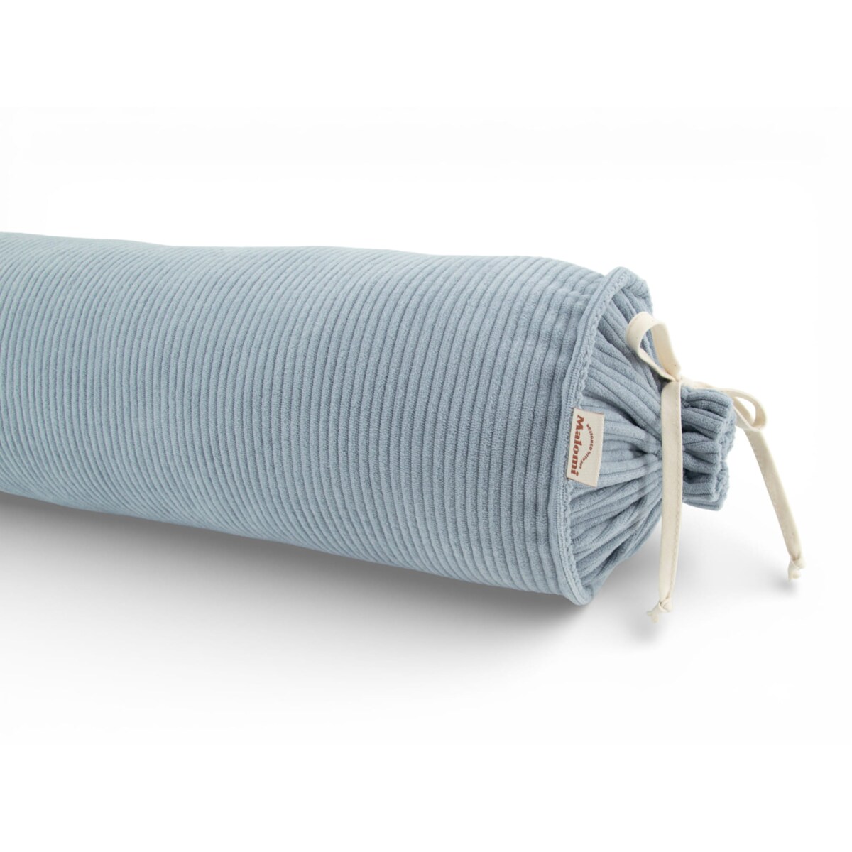 Poduszka dekoracyjna wałek sztruksowy blue