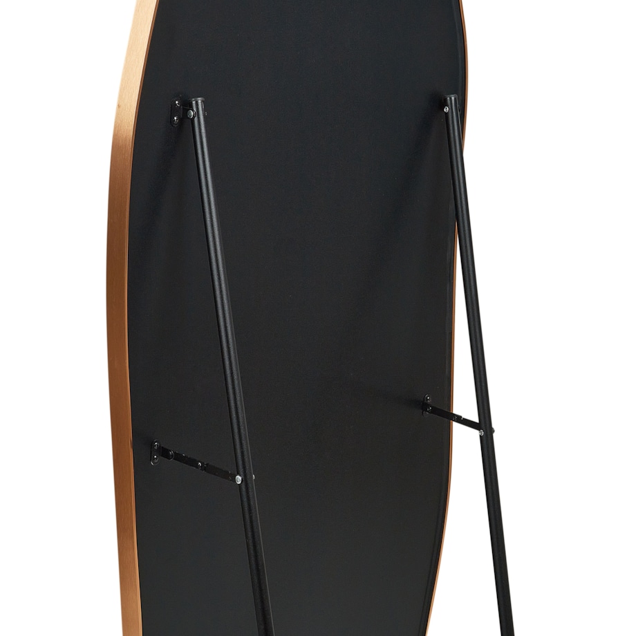 Lustro stojące LARCHE 160 cm Metal Złoty