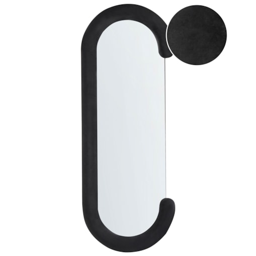 Lustro ścienne LOCHES 158 cm Czarny
