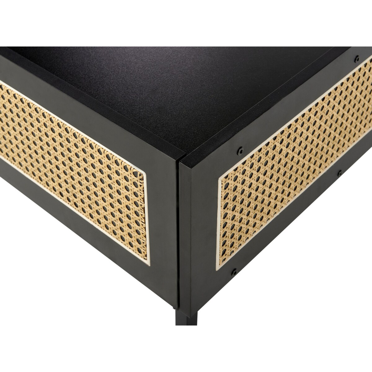 Stolik kawowy Z miejscem do przechowywania MDF Czarny CULLEN