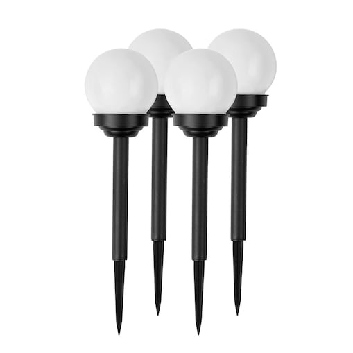 Lampki solarne do ogrodu czujnik zmierzchu Ilumen 4szt