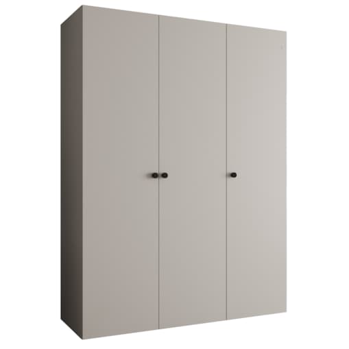 Szafa uchylna otwierana PARMA 1 150 wys. 202 cm Kaszmir + u. Czarny