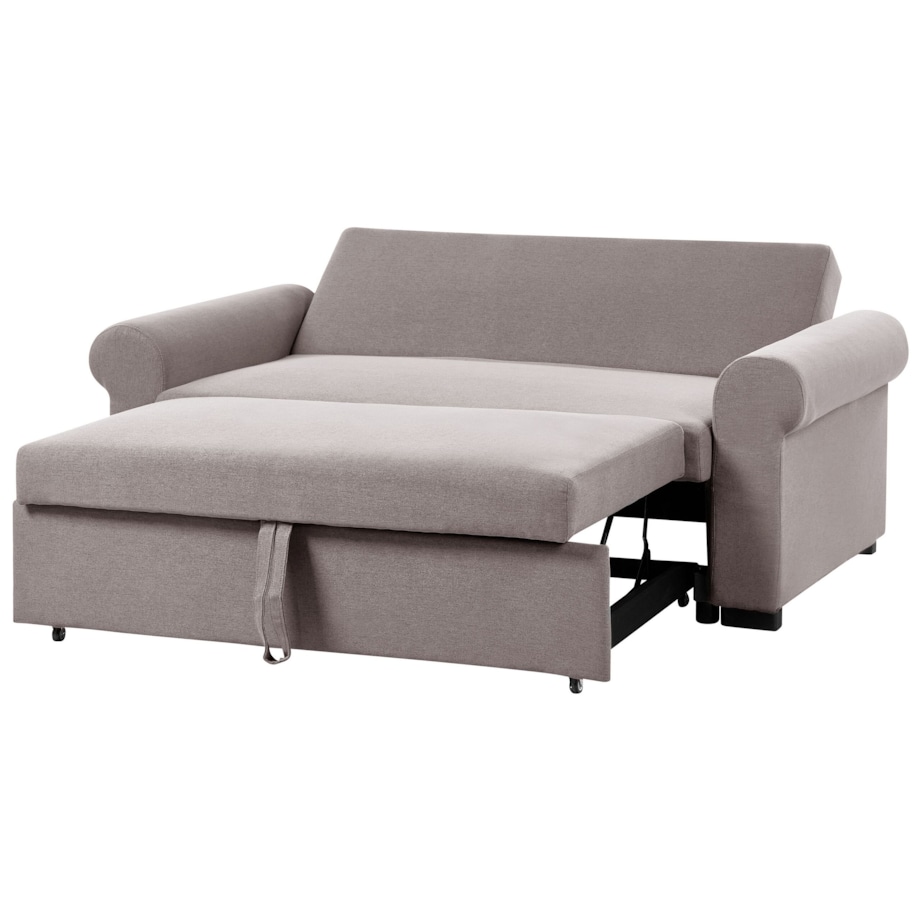Sofa rozkładana brązowa SILDA