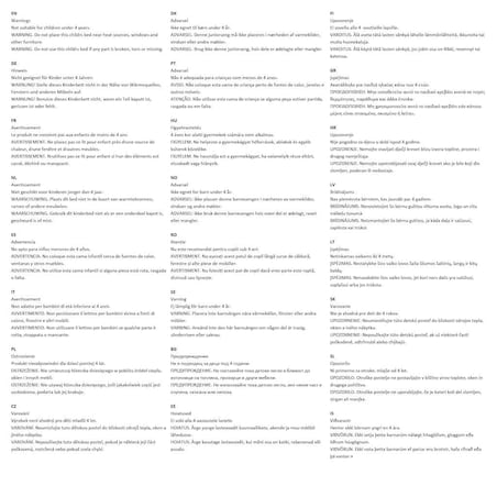 vidaXL Rama łóżka dziecięcego, szara, lite drewno sosnowe, 90 x 200 cm