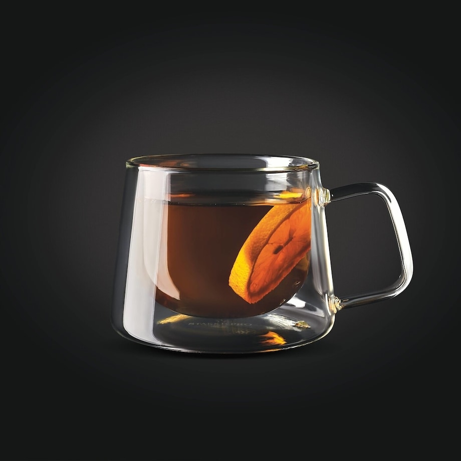 SZKLANKI Z PODWÓJNE ŚCIANKI 2x 300 ml na cappucino herbatę prezent mamy box