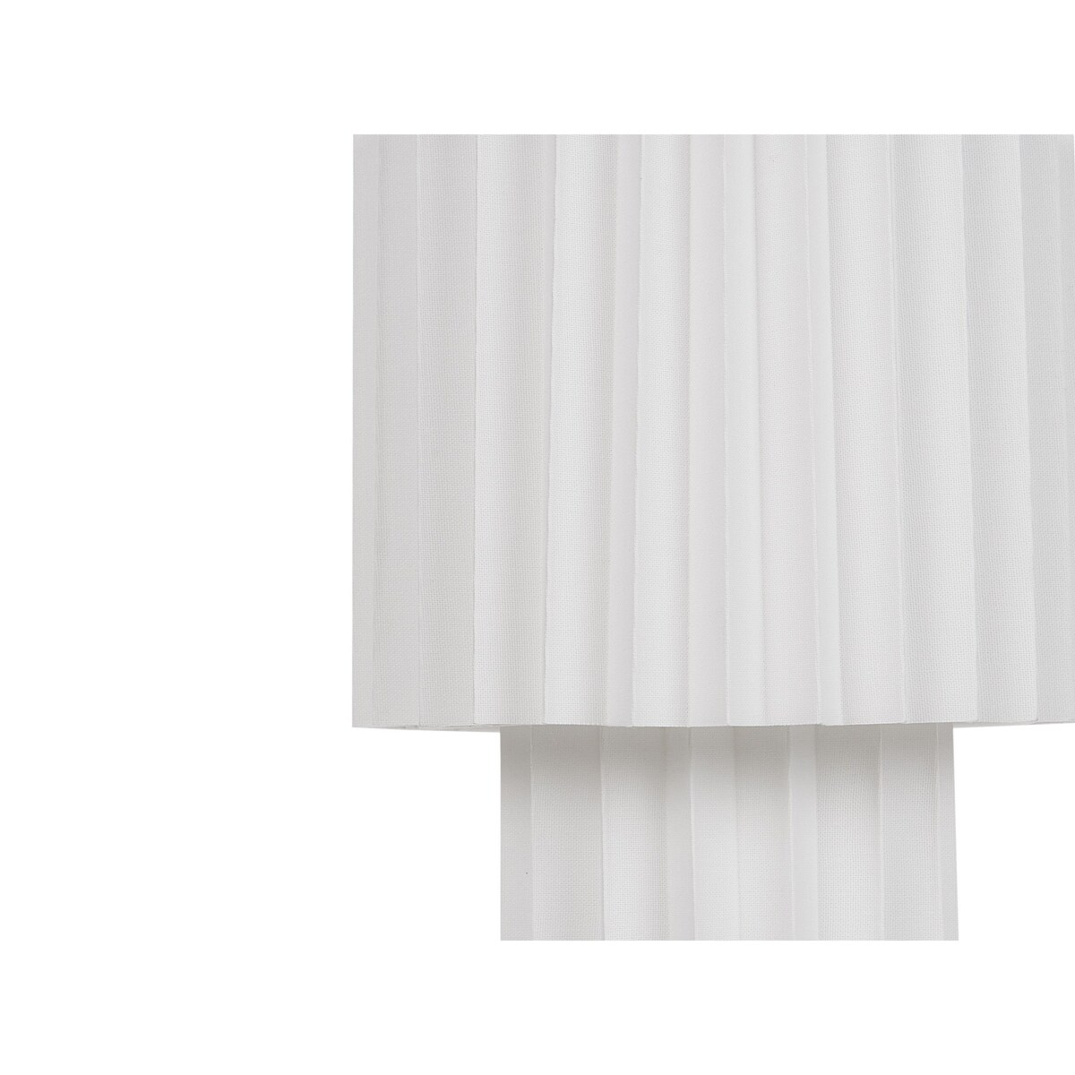 Lampa stołowa lniana biała ALFEIOS