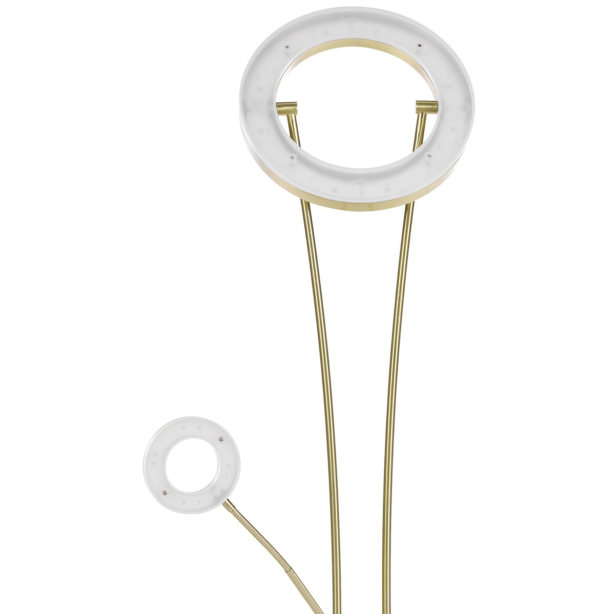 Lampa podłogowa LED KENNET  Ze ściemniaczem Metal Mosiężny