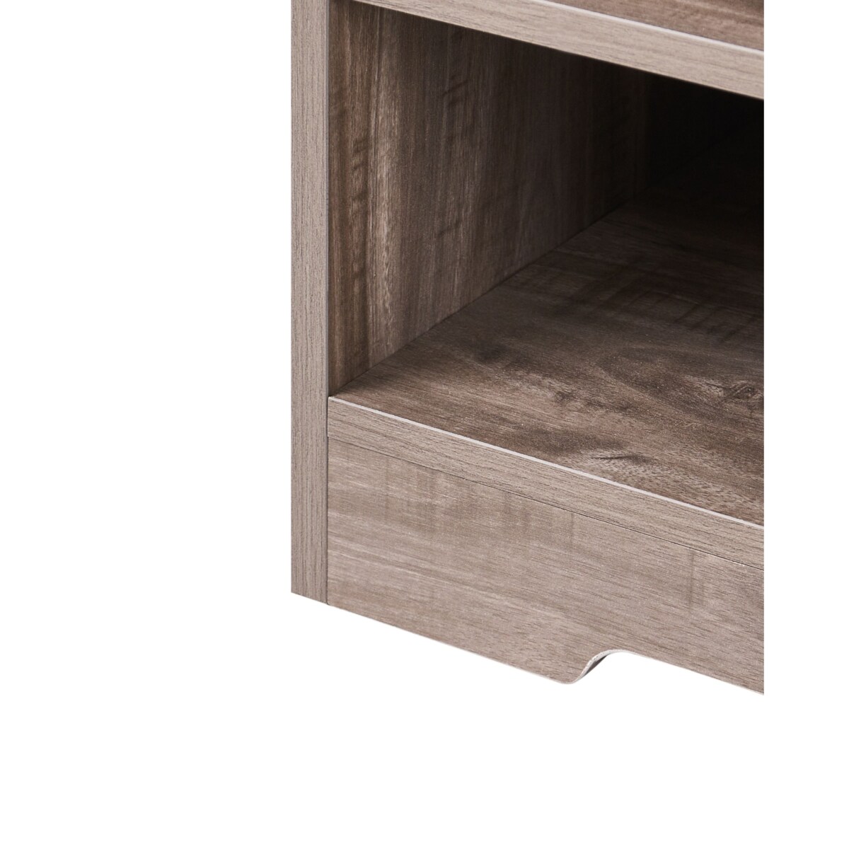 Szafka na buty z wieszakiem DENILIQUIM Ciemnobrązowy