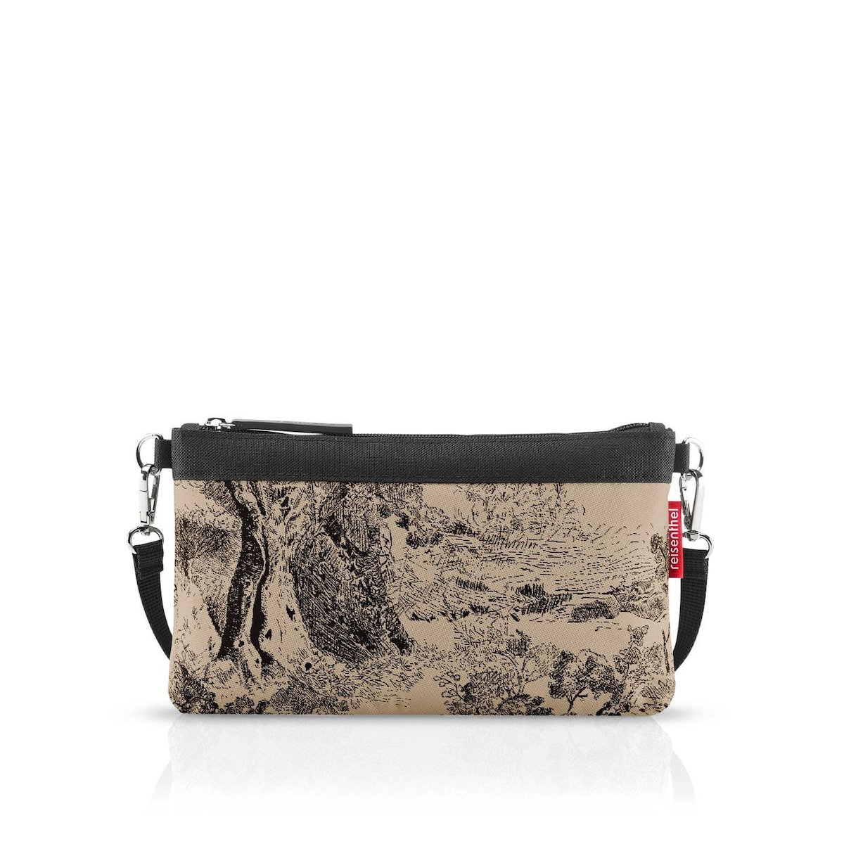 Torba MINI POUCH, jacquard brown