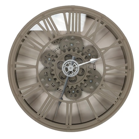 Zegar ścienny z widocznym mechanizmem, Ø 39 cm