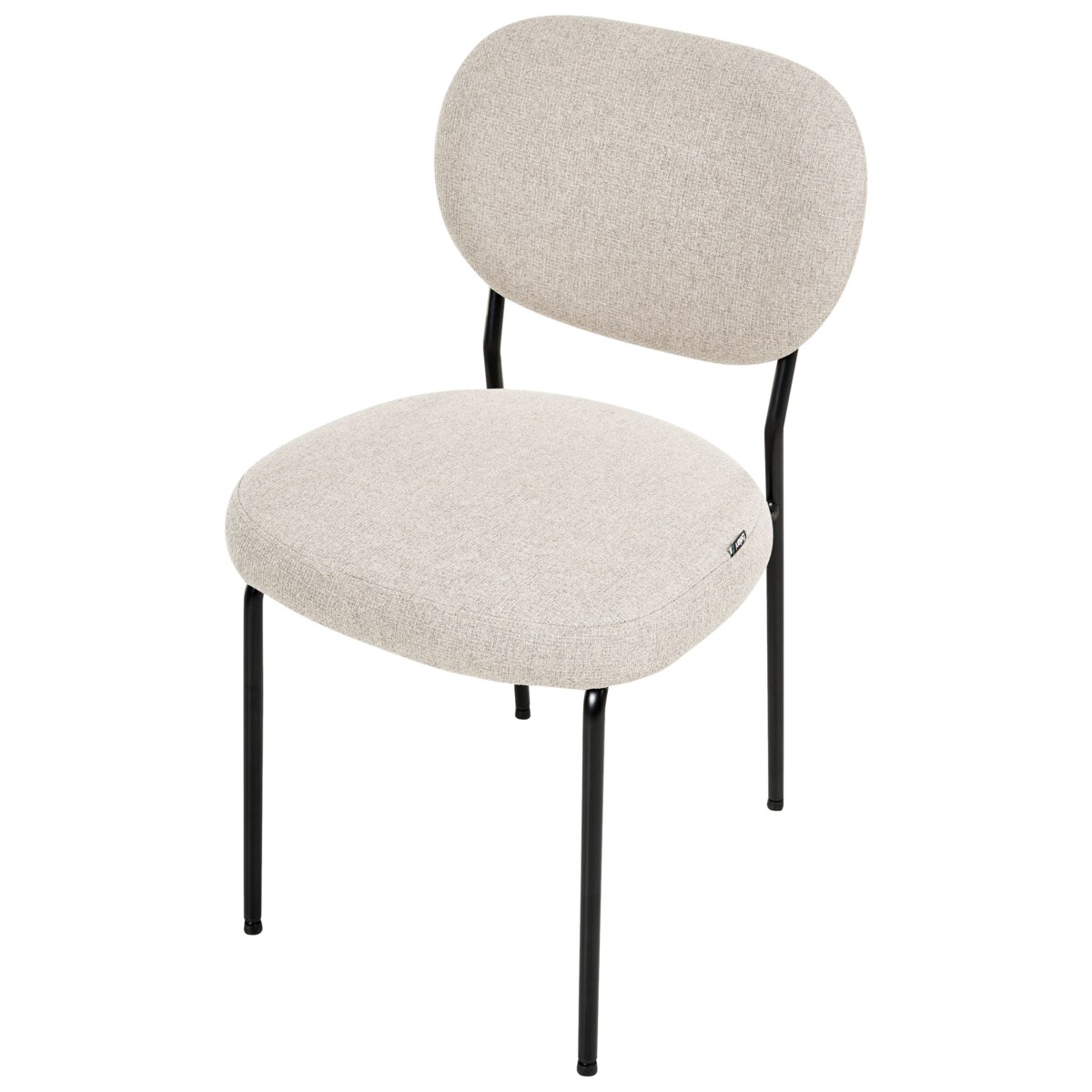 Zestaw 2 krzeseł do jadalni LOLETA Jasnobeżowy