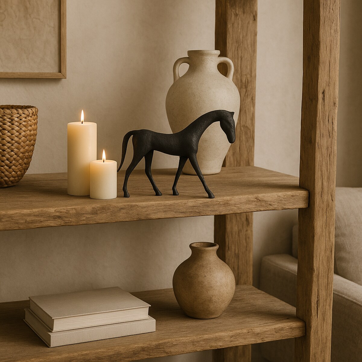 FIGURKA DEKORACYJNA COCO L CZARNY