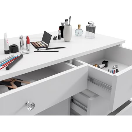 Toaletka PATRICIA 1 MEGA biały mat