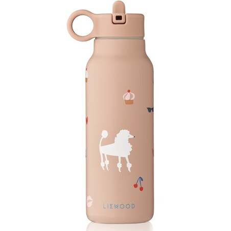 Liewood - Stalowa butelka termiczna z ustnikiem Falk Water Bottle 350ml - paris/pale tuscany