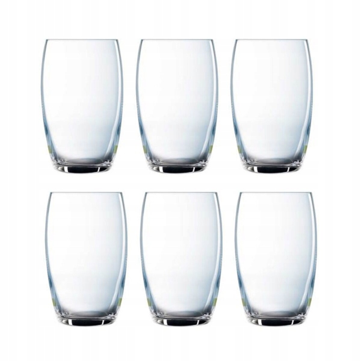 WYSOKA SZKLANKA 6x 375 ml LUMINARC na napoje wodę