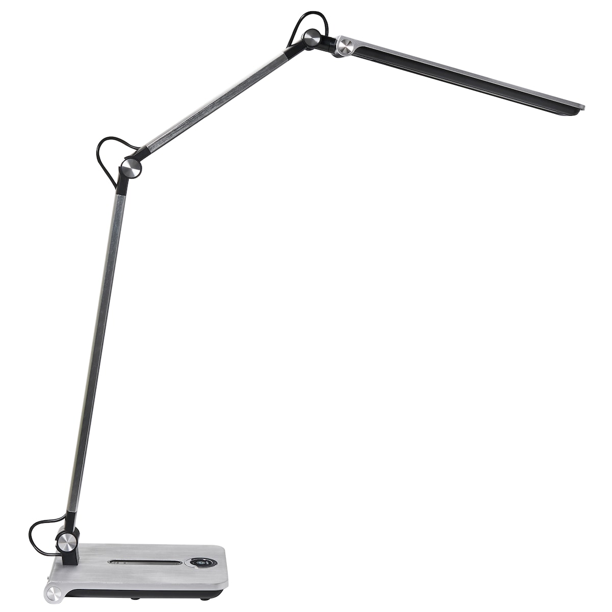 Lampa biurkowa LED AQUILA Ze ściemniaczem Srebrny