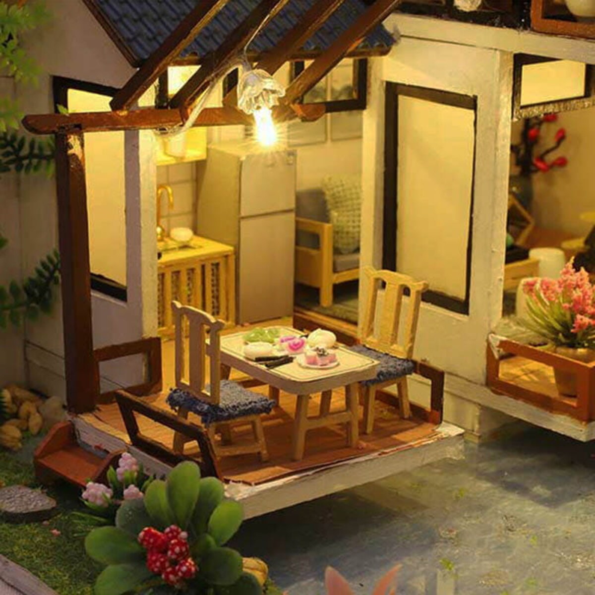 Miniaturowy domek - Przystań szeptów strumyka