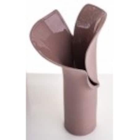 Wazon porcelanowy 35x19x14 cm LARRY różowy