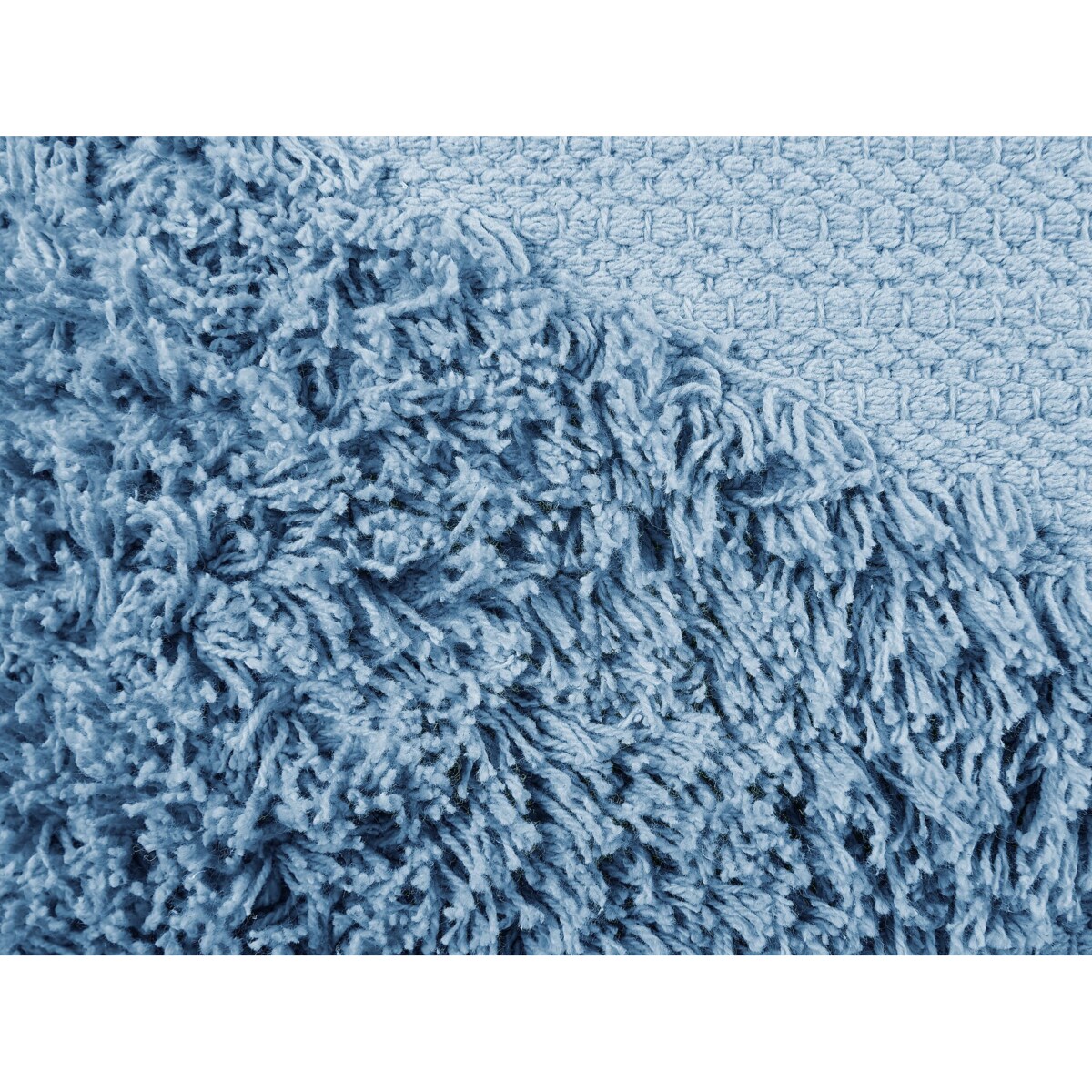 2 poduszki dekoracyjne bawełniane tuftowane 45 x 45 cm niebieskie RHOEO