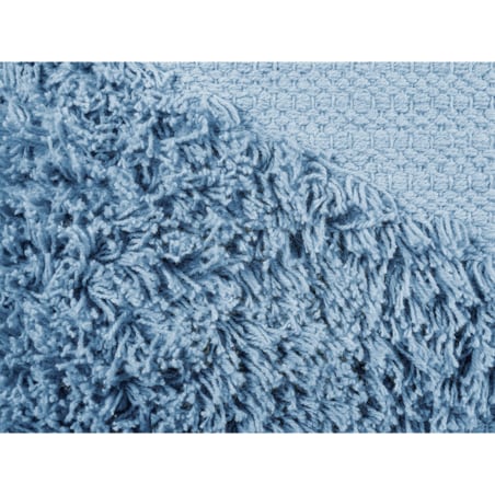 2 poduszki dekoracyjne bawełniane tuftowane 45 x 45 cm niebieskie RHOEO