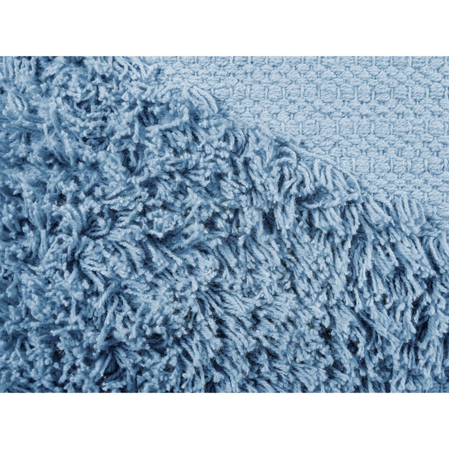 2 poduszki dekoracyjne bawełniane tuftowane 45 x 45 cm niebieskie RHOEO