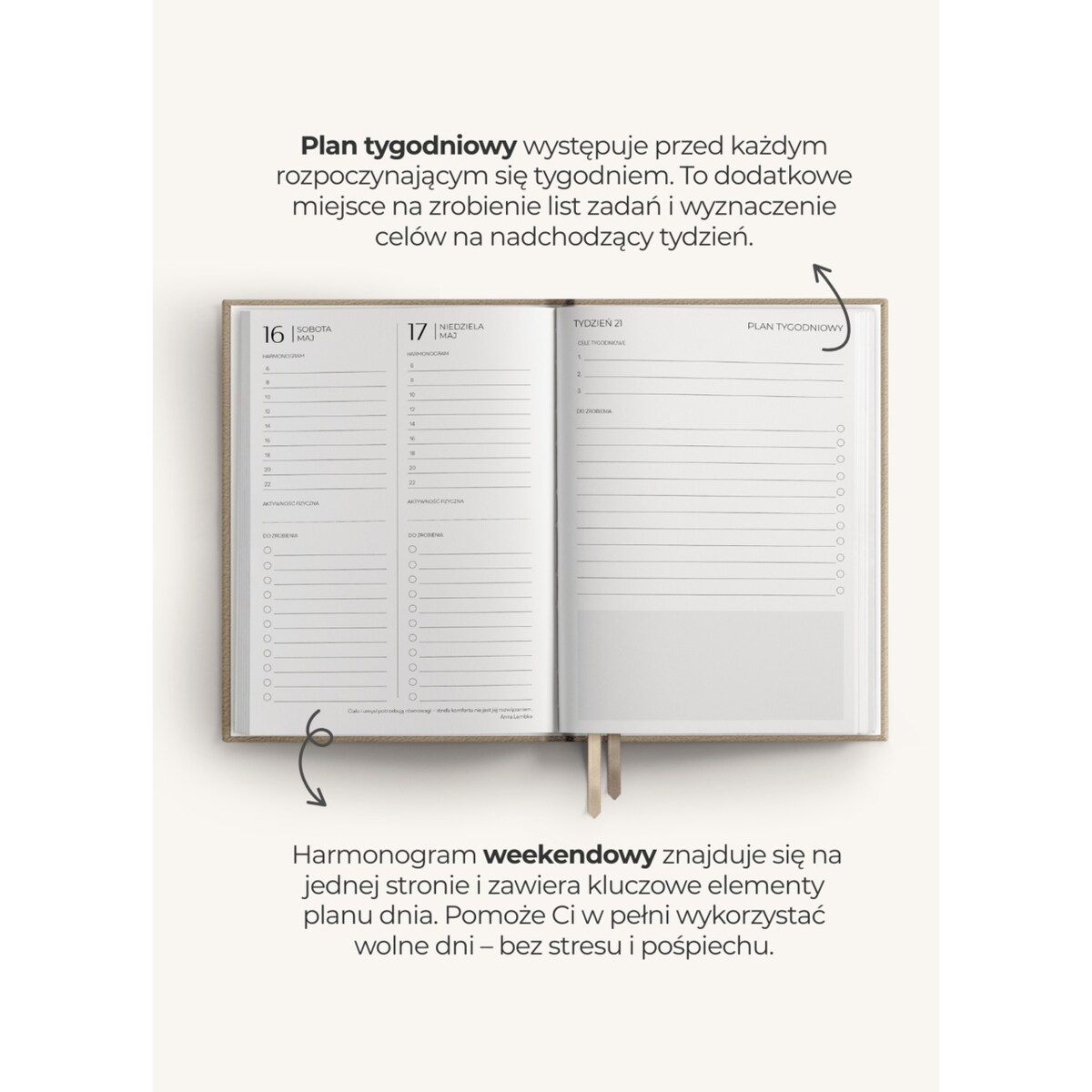 Planner dzienny 2026 – Bird Garden