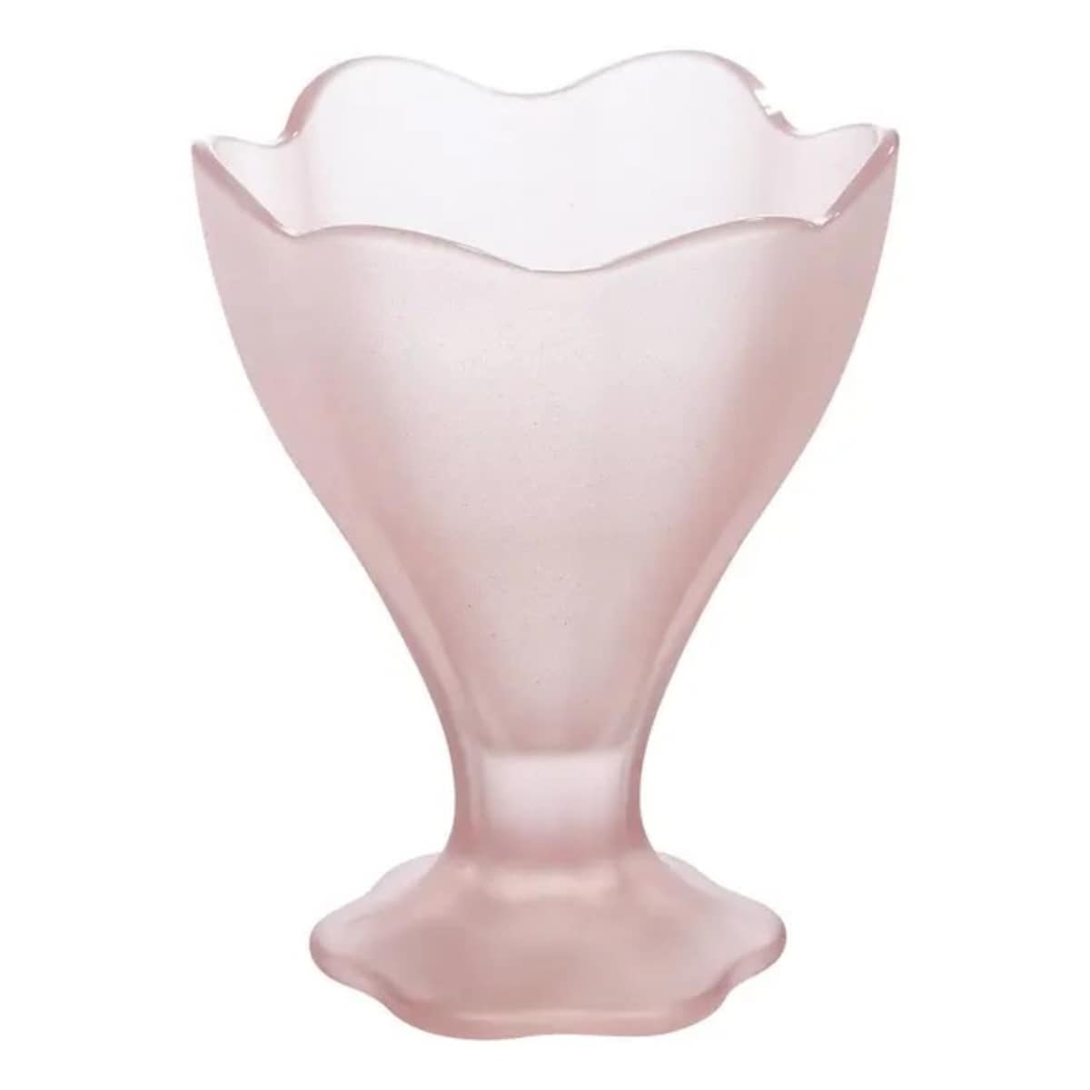 Pucharek do lodów, 6 szt., różowy, 250 ml, Fleur de rose